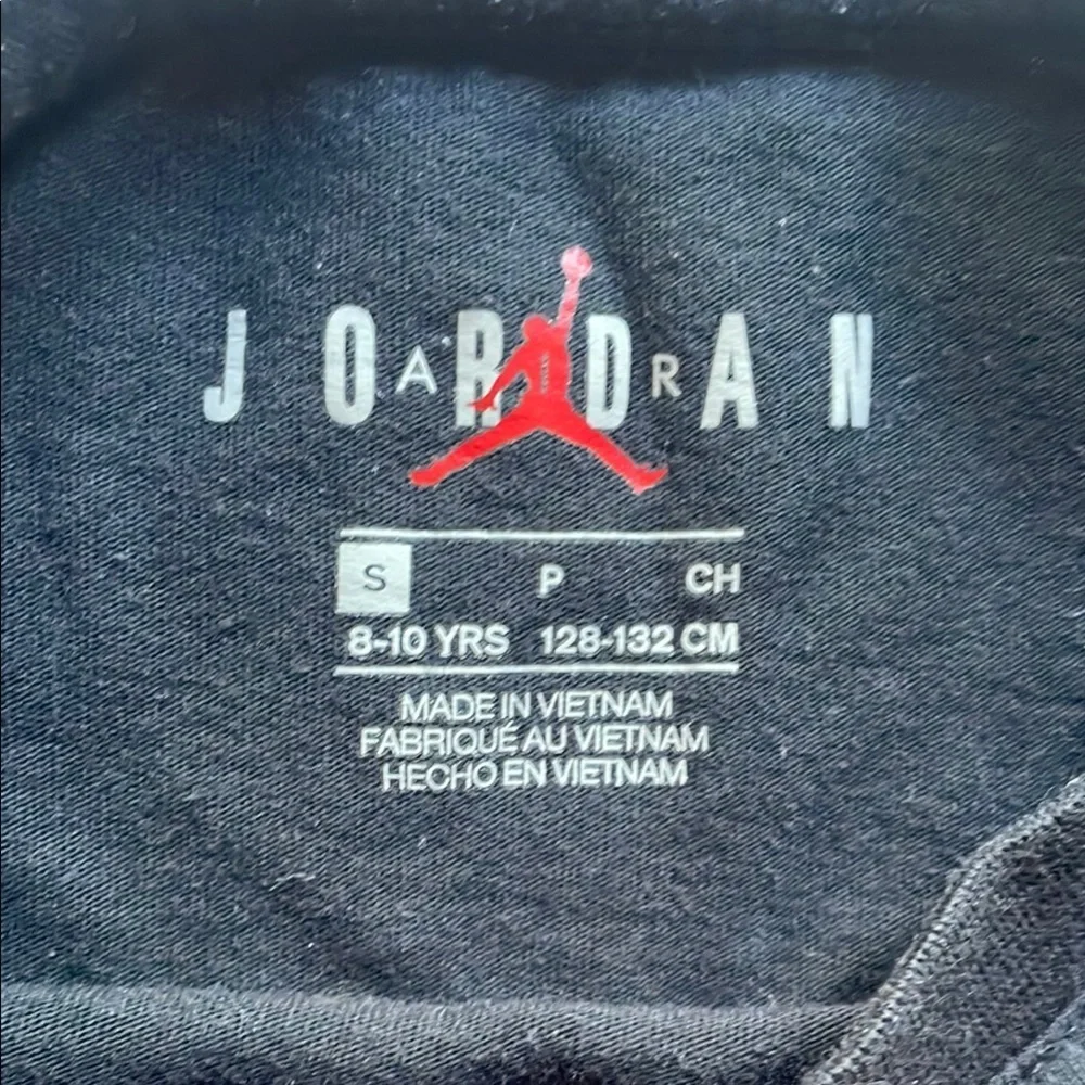 Jordan Kids' Black Graphic T-Shirts Lot (2)